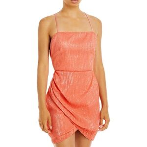NEW RAMY BROOK PINK SEQUIN MINI DRESS
